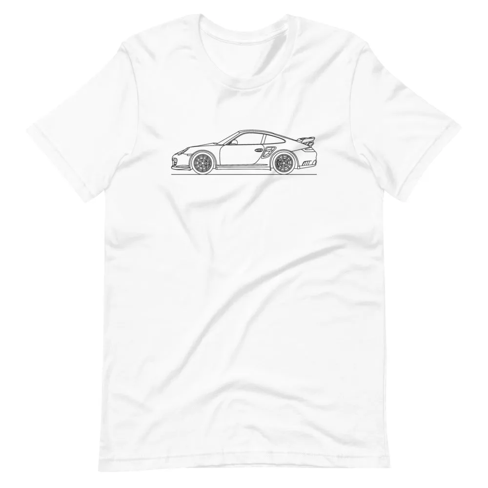 Porsche 911 997 GT2 silhouette T-shirt