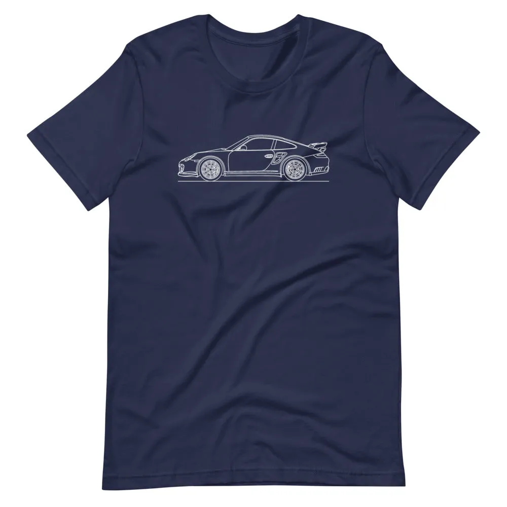 Porsche 911 997 GT2 silhouette T-shirt