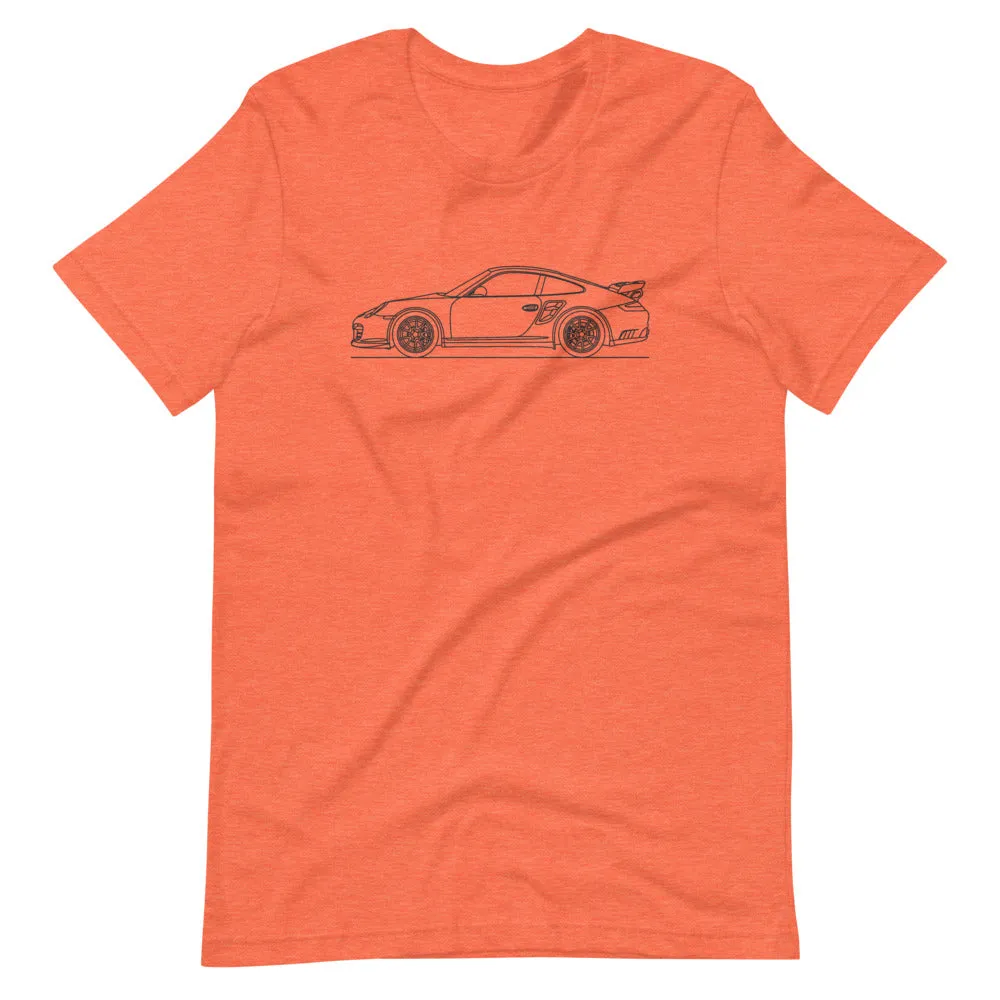 Porsche 911 997 GT2 silhouette T-shirt