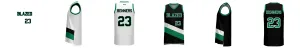 Portland Blazers-Inspired Reversible 3HP V Neck Basketball Singlet Design Your Own Custom
