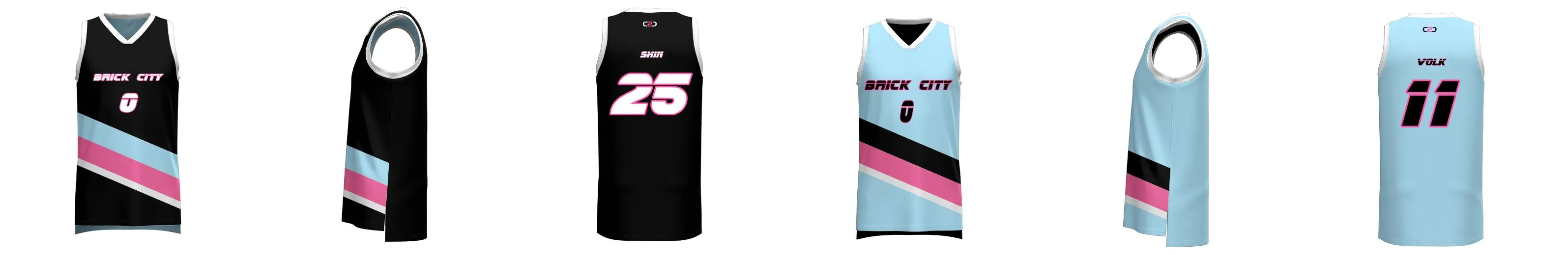 Portland Blazers Reversible 3HP V Neck Basketball Singlet Design Your Own Custom
