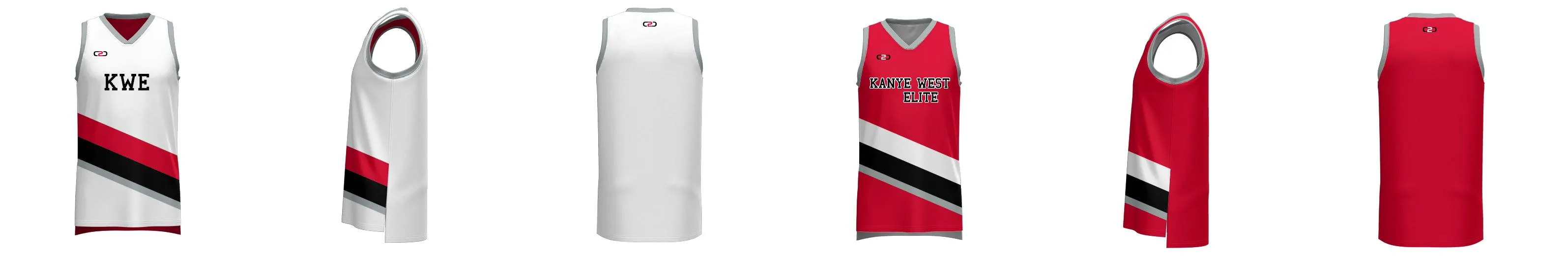 Portland Blazers Reversible 3HP V Neck Basketball Singlet Design Your Own Custom