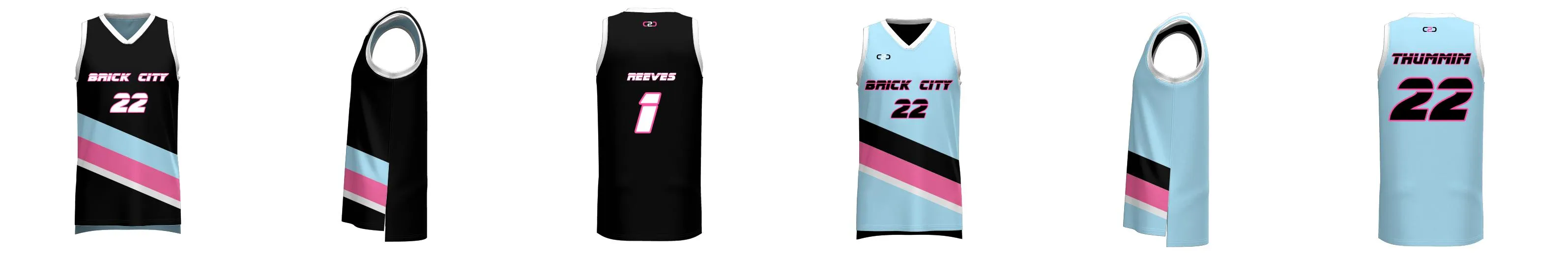 Portland Blazers Reversible 3HP V Neck Basketball Singlet Design Your Own Custom
