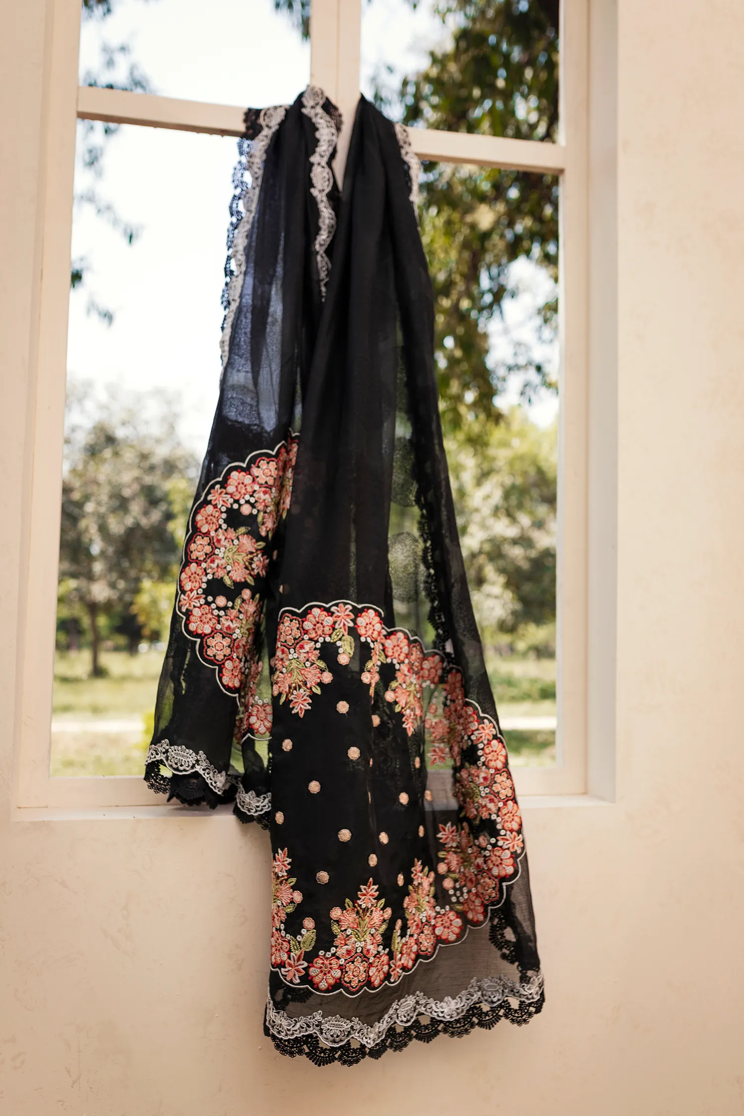 Premium Black Floral Salwar Kameez Pakistani Eid Dress