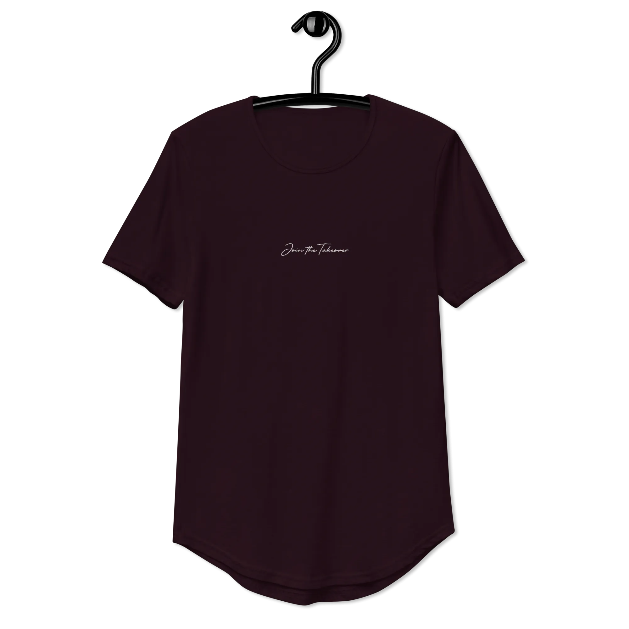 Premium Curved Hem T - Ox Blood