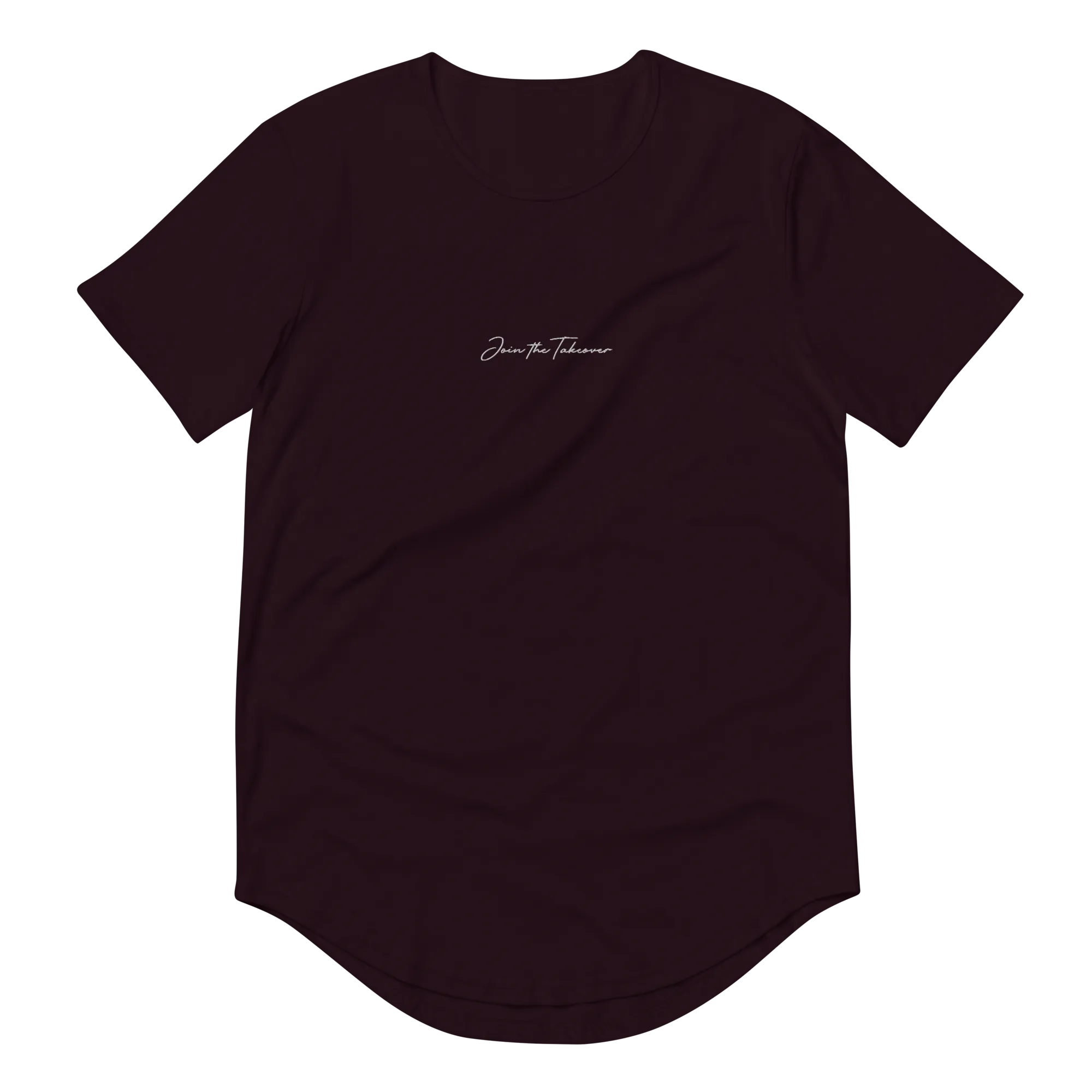 Premium Curved Hem T - Ox Blood