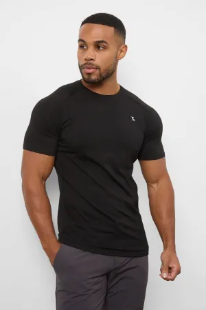 Premium Muscle Fit T-Shirt in Black
