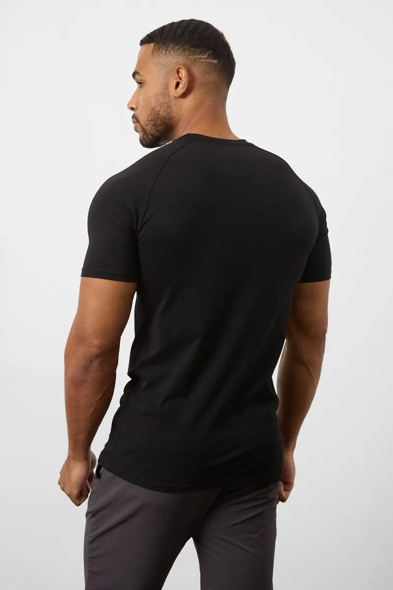Premium Muscle Fit T-Shirt in Black
