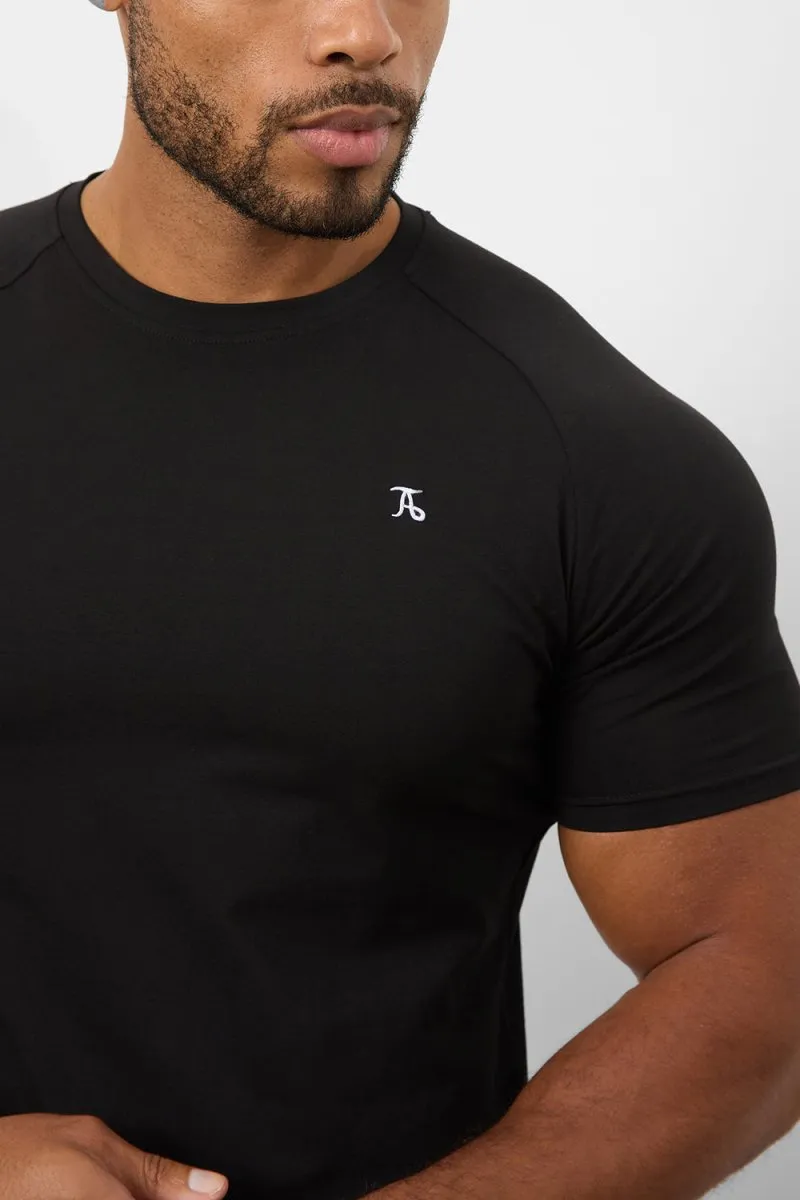 Premium Muscle Fit T-Shirt in Black