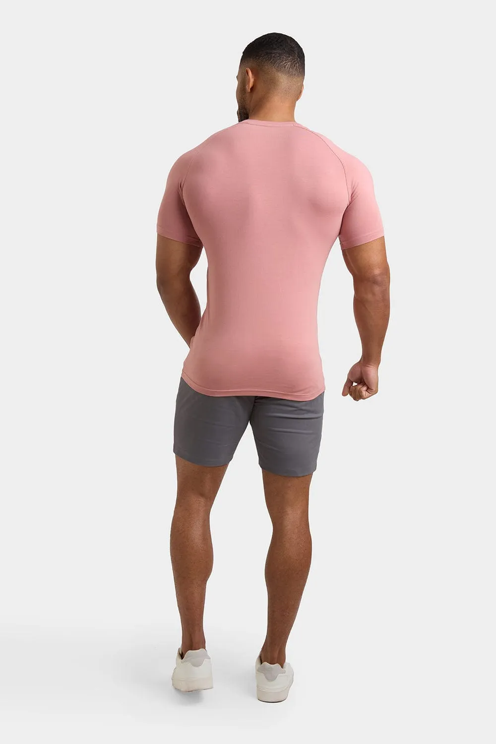 Premium Muscle Fit T-Shirt in Bleached Terracotta