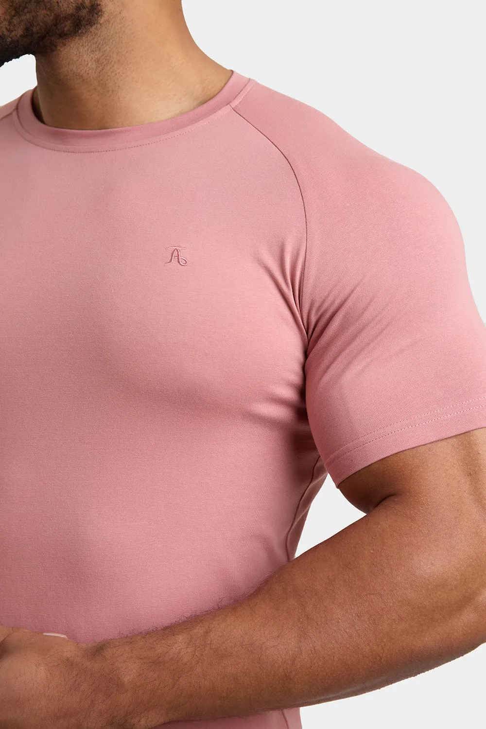 Premium Muscle Fit T-Shirt in Bleached Terracotta