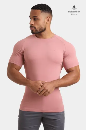 Premium Muscle Fit T-Shirt in Bleached Terracotta