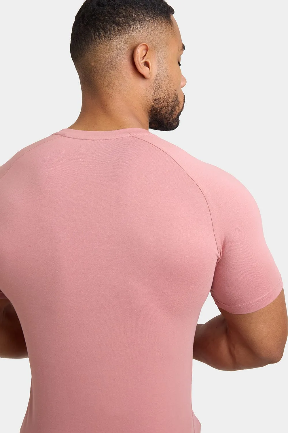 Premium Muscle Fit T-Shirt in Bleached Terracotta