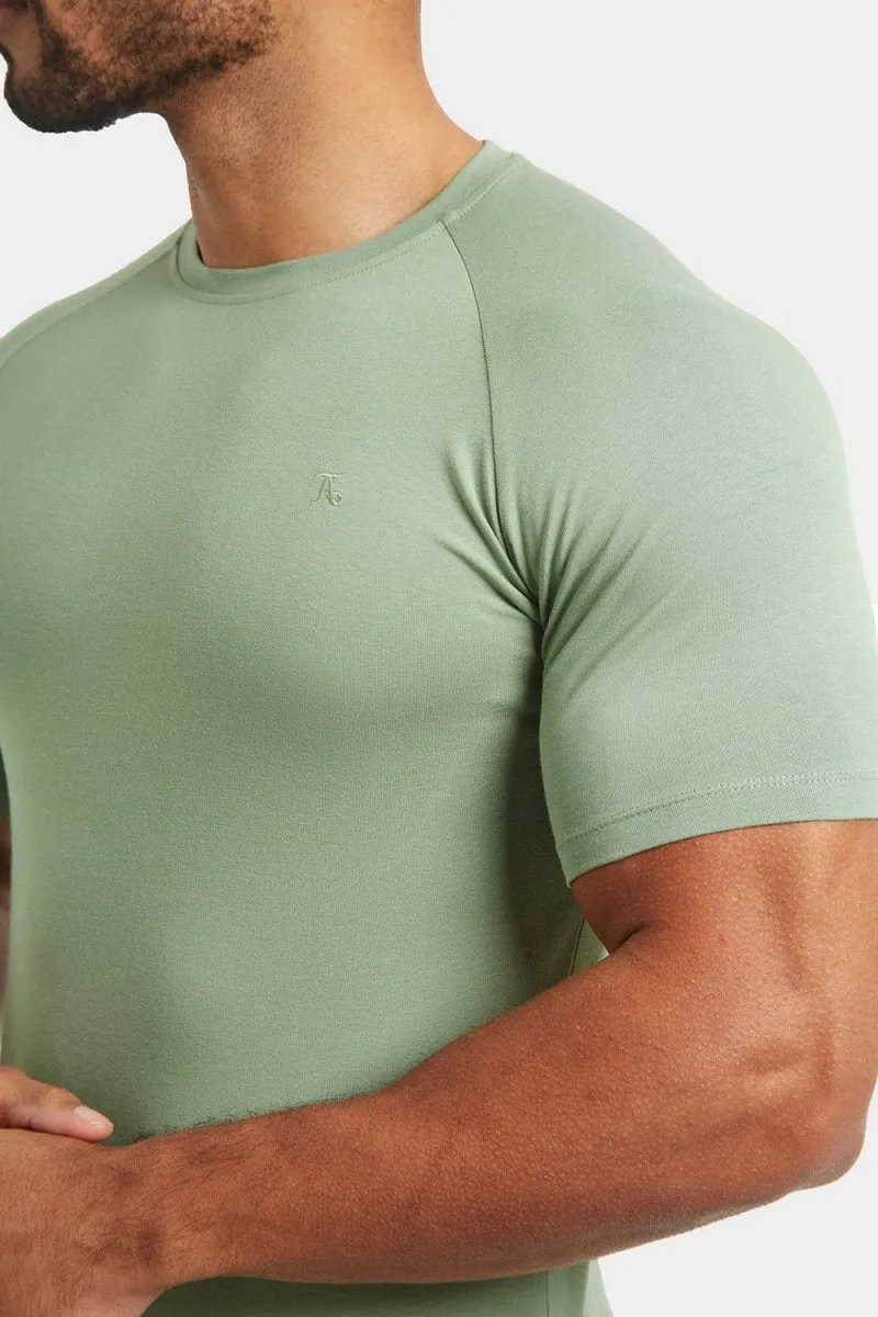 Premium Muscle Fit T-Shirt in Sage