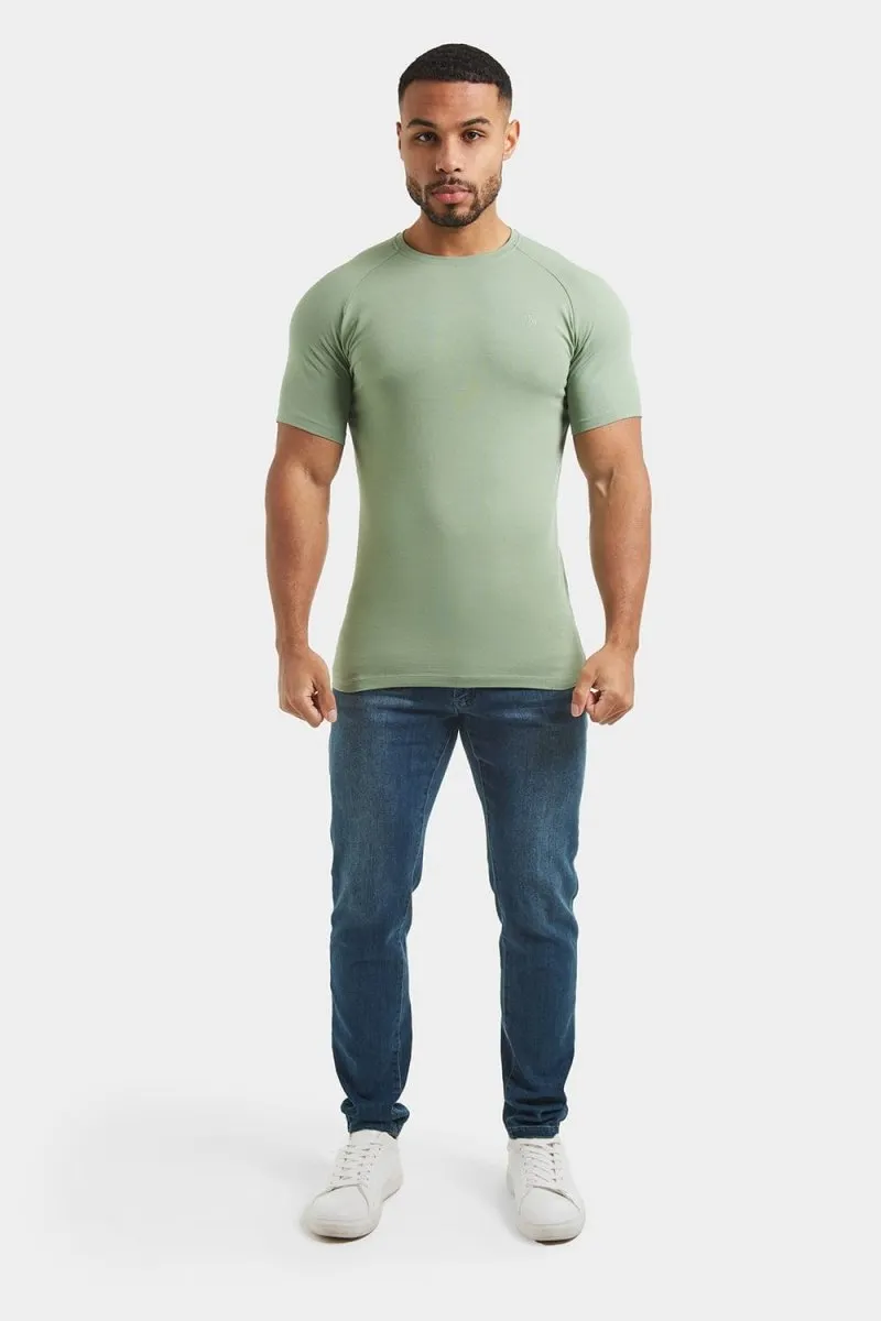 Premium Muscle Fit T-Shirt in Sage