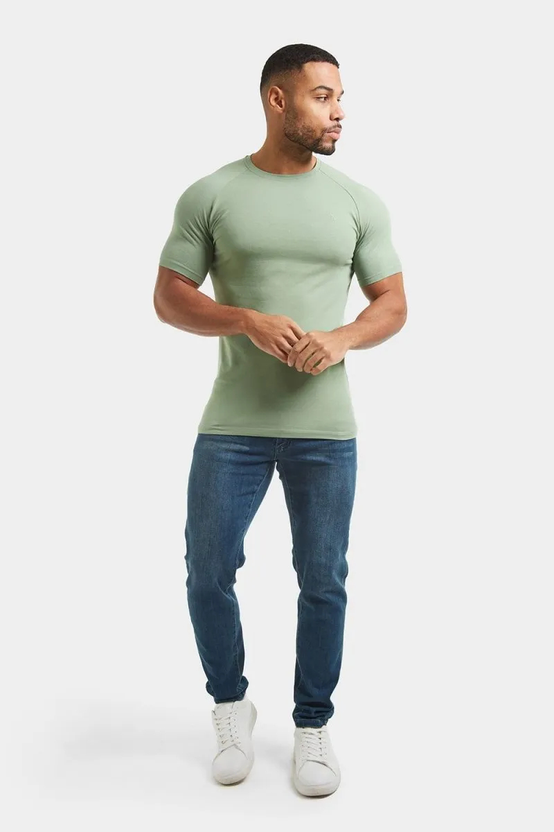 Premium Muscle Fit T-Shirt in Sage