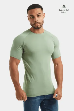 Premium Muscle Fit T-Shirt in Sage