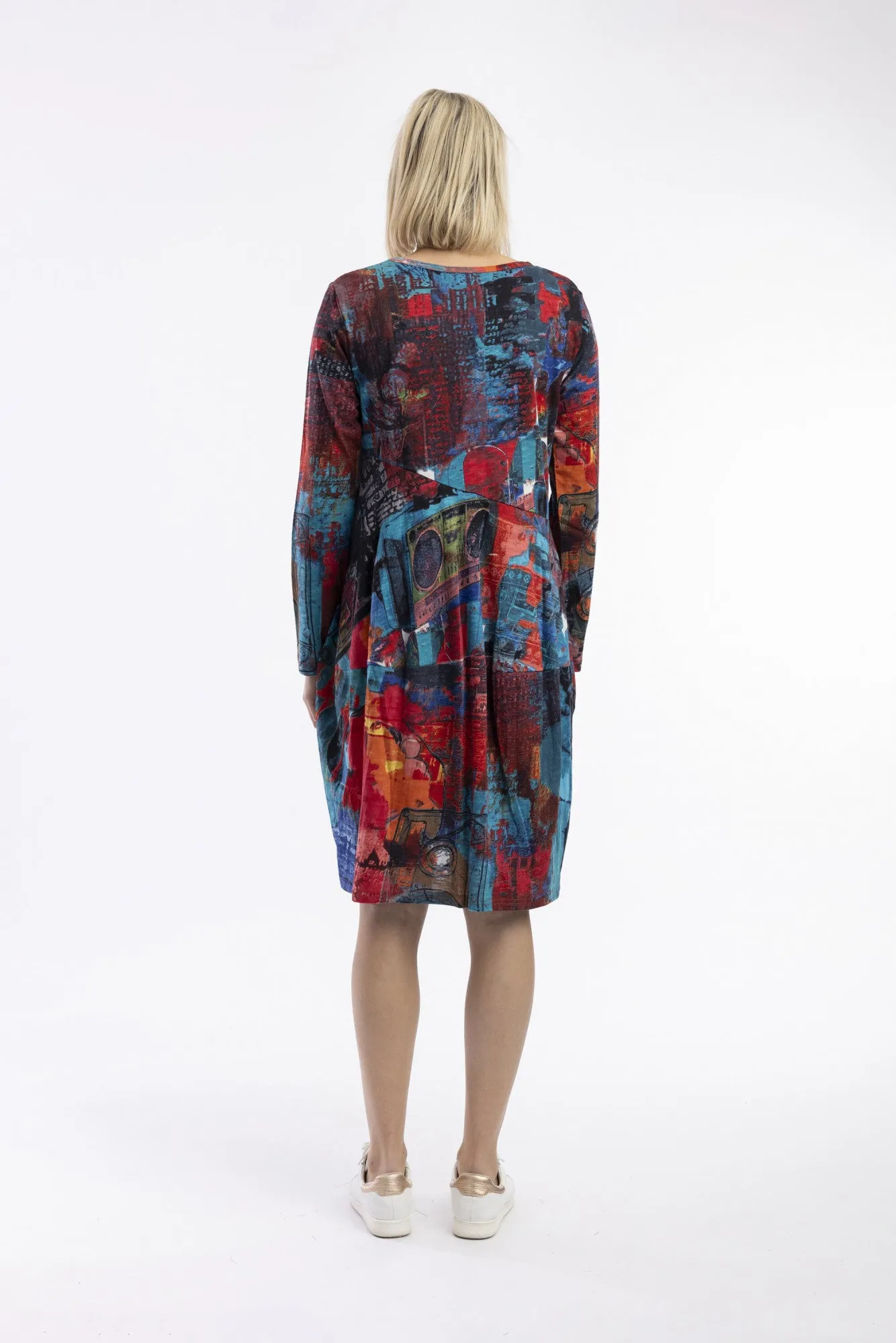 Printed Cotton Bubble Dress