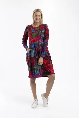 Printed Cotton Bubble Dress