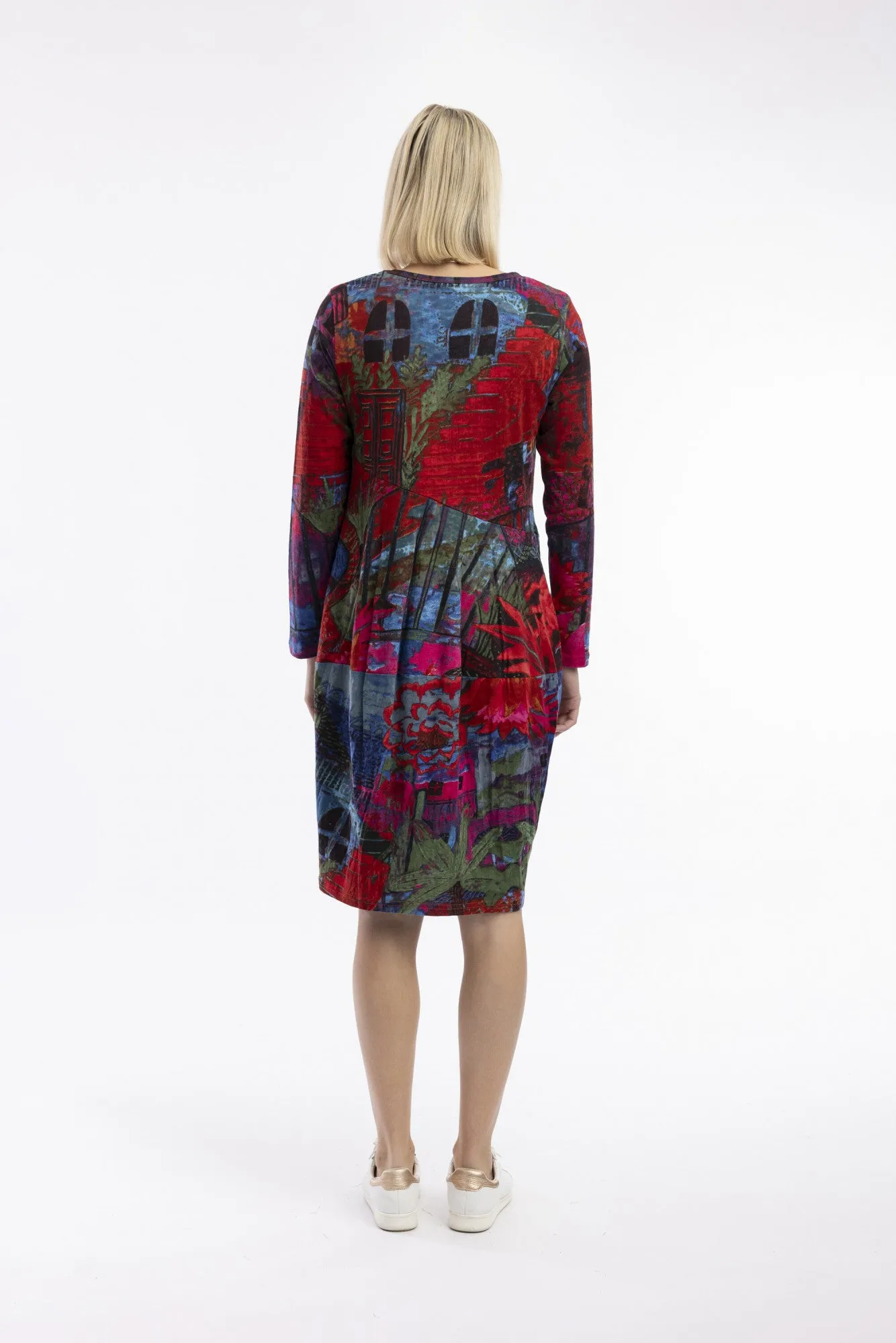 Printed Cotton Bubble Dress