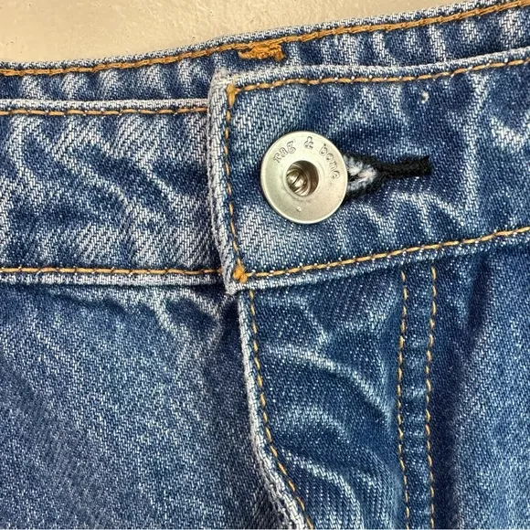 Rag &amp; Bone Dre Low-Rise Original Boyfriend Jean Shorts in color Clean Peony Sz30