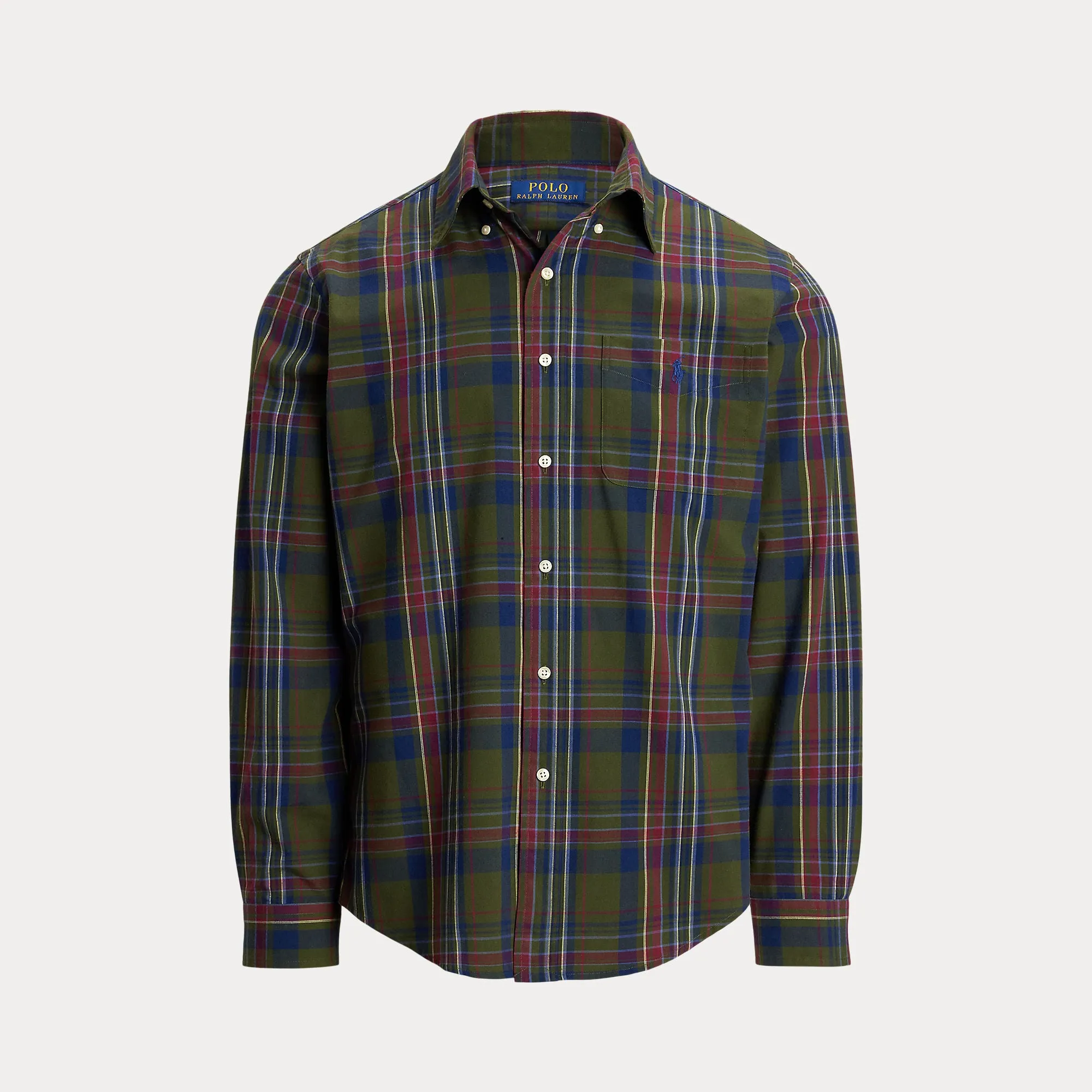 Ralph Lauren Mens Sport shirt - Olive/navy