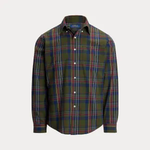 Ralph Lauren Mens Sport shirt - Olive/navy