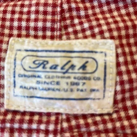 Ralph Lauren shorts red white size 2