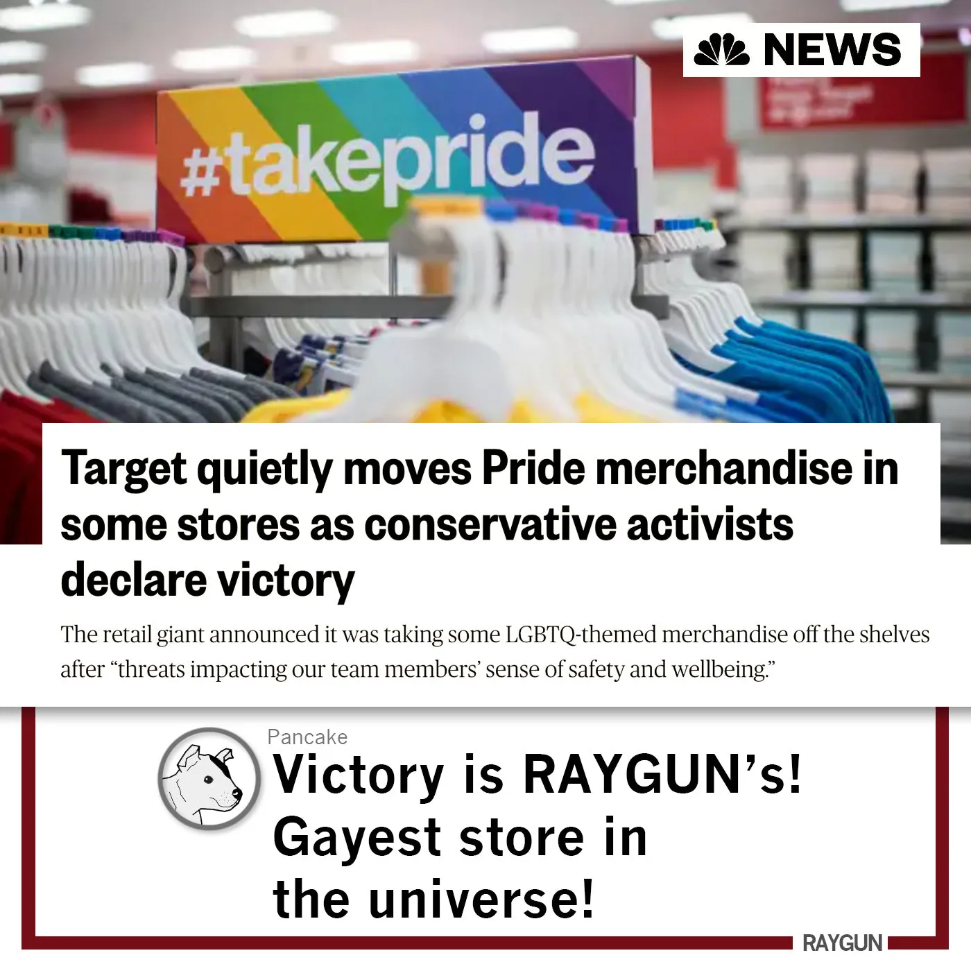 RAYGUN: Officially Gayer Than Target