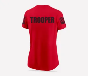 Red Trooper Women's Shirt - Short Sleeve (Black)
