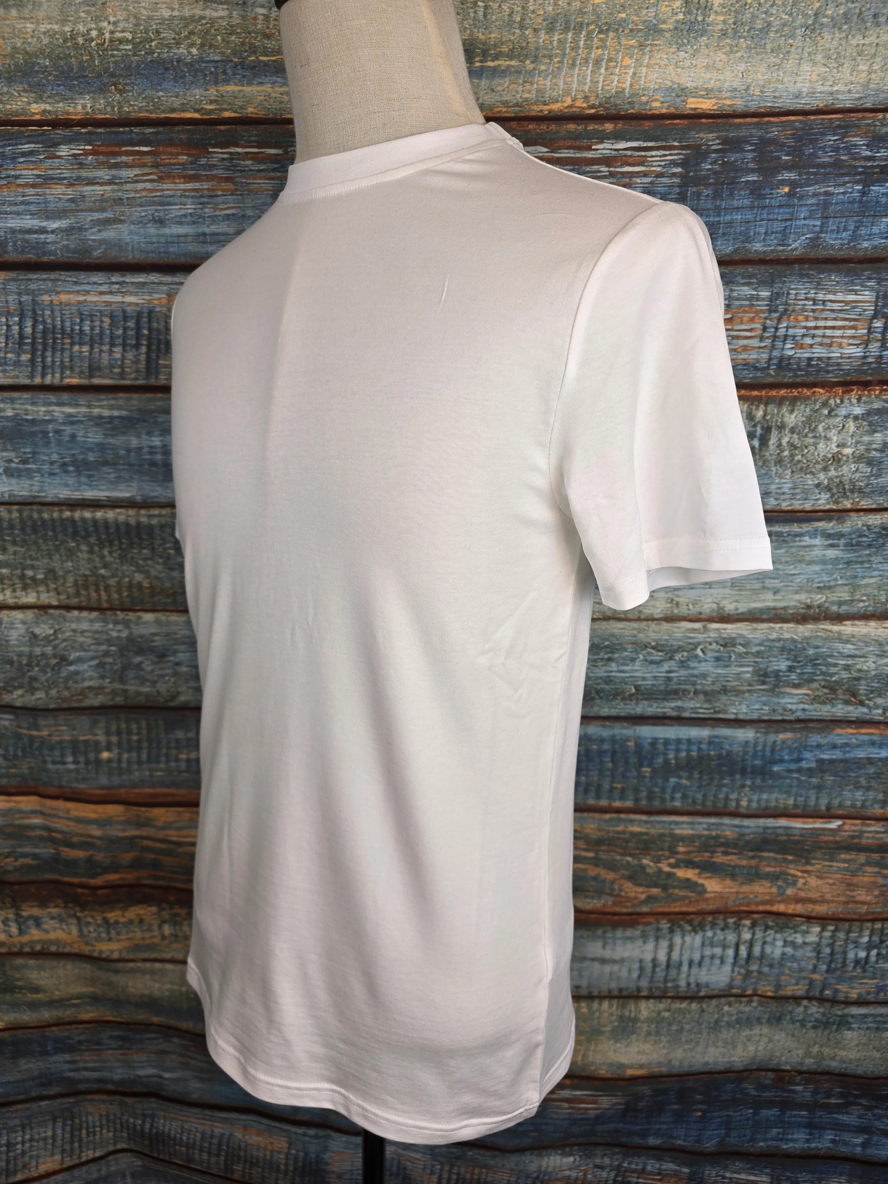 Remus Uomo Tapered Fit Crew Neck Tencel T-Shirt