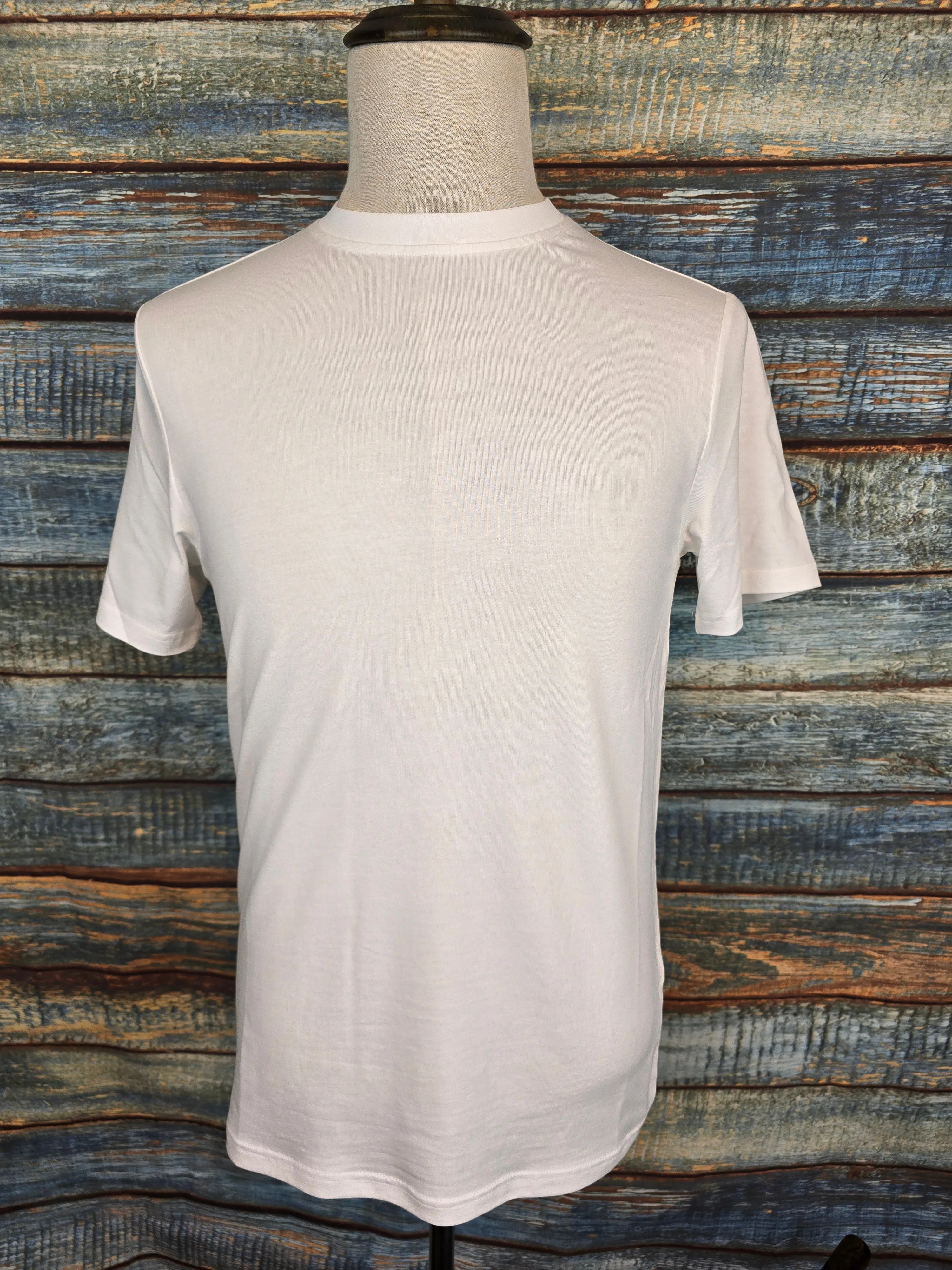 Remus Uomo Tapered Fit Crew Neck Tencel T-Shirt