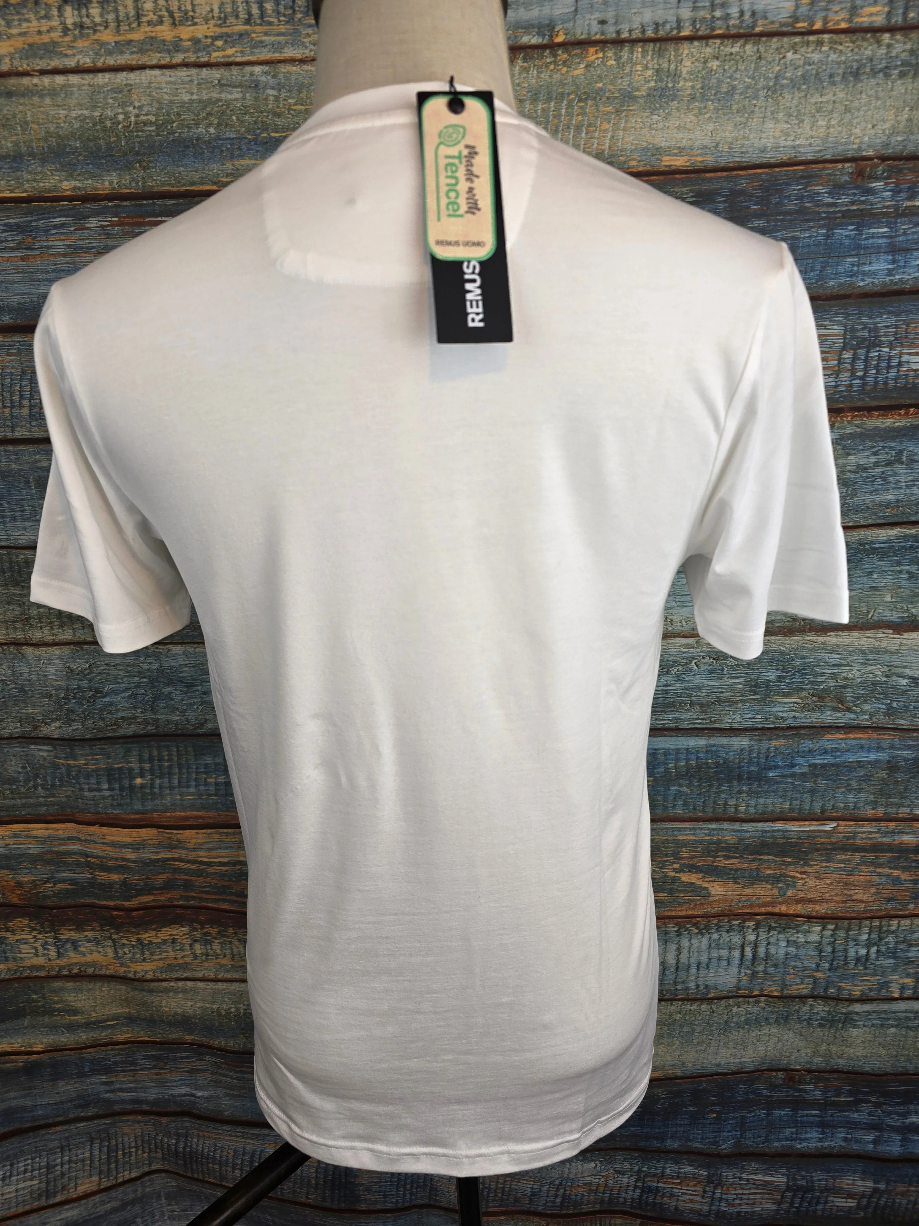 Remus Uomo Tapered Fit Crew Neck Tencel T-Shirt