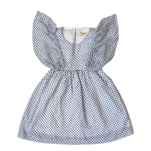 RENEE DRESS - Blue Flower Prints