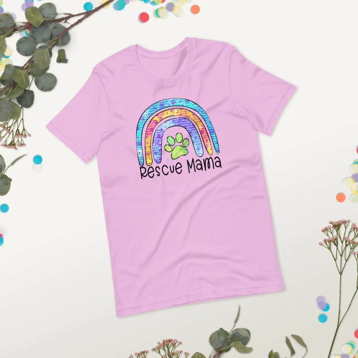 Rescue Dog Mama T-Shirt