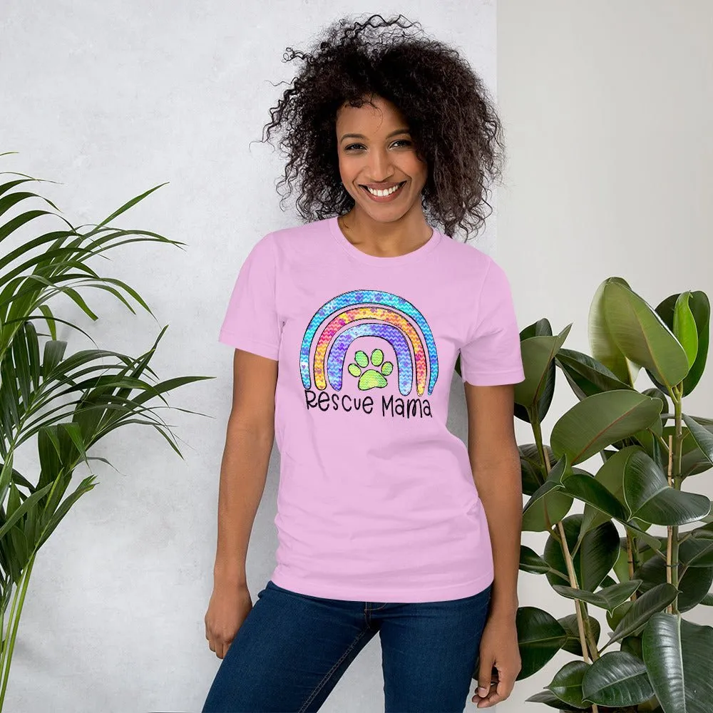 Rescue Dog Mama T-Shirt