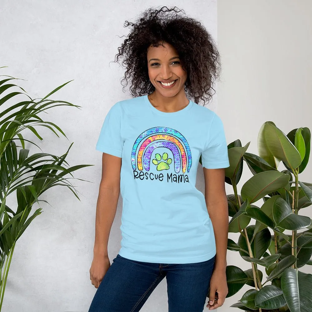 Rescue Dog Mama T-Shirt