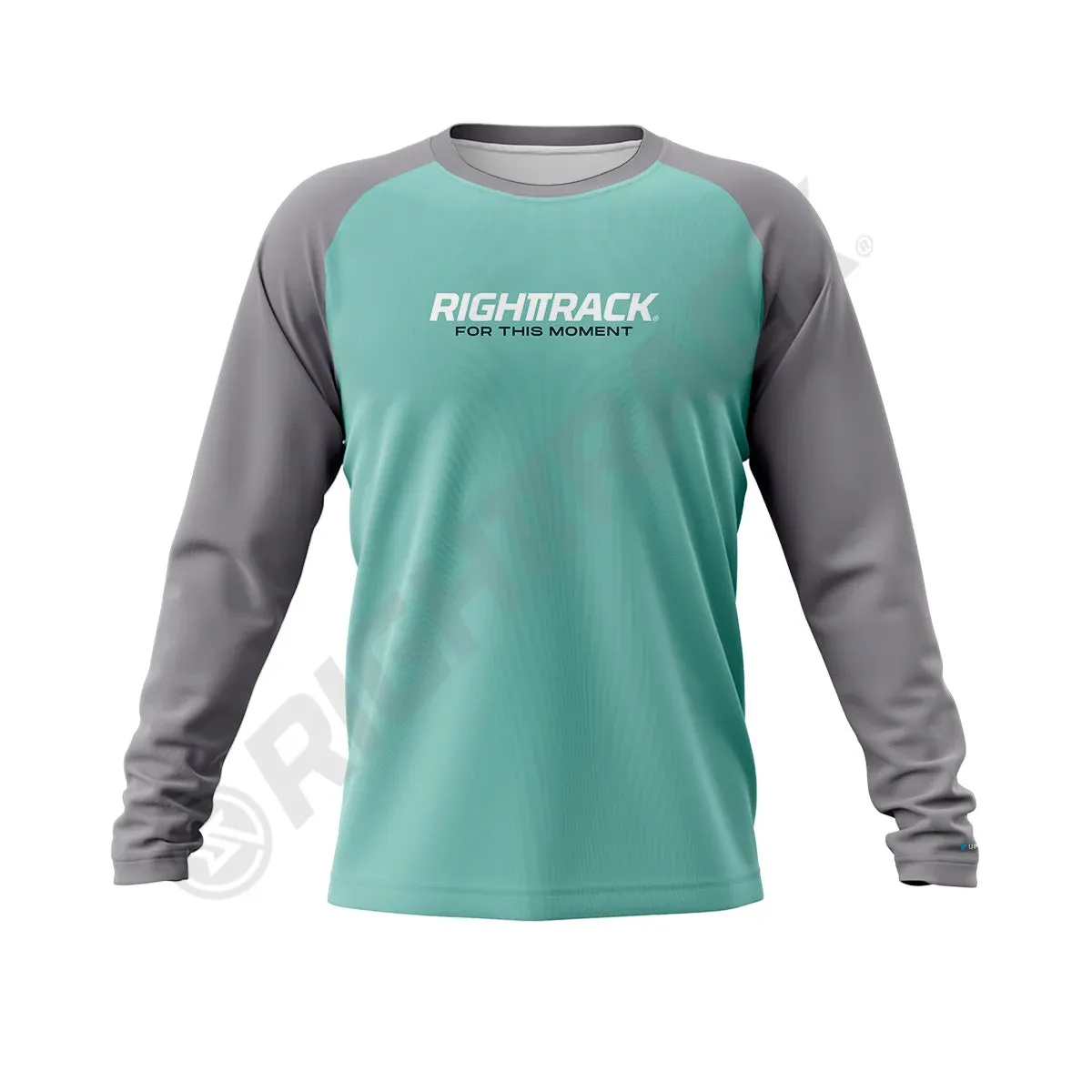RightTrack Contrast Men's Long Sleeve Fishing Clothing: Breathable UPF 50  Protection for Outdoor Activities
