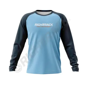 RightTrack Contrast Men's Long Sleeve Fishing Clothing: Breathable UPF 50  Protection for Outdoor Activities