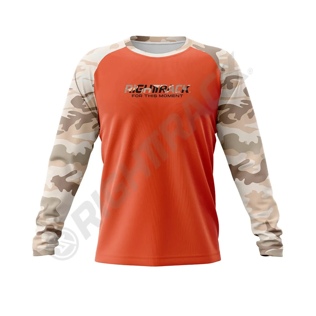RightTrack Contrast Men's Long Sleeve Fishing Clothing: Breathable UPF 50  Protection for Outdoor Activities
