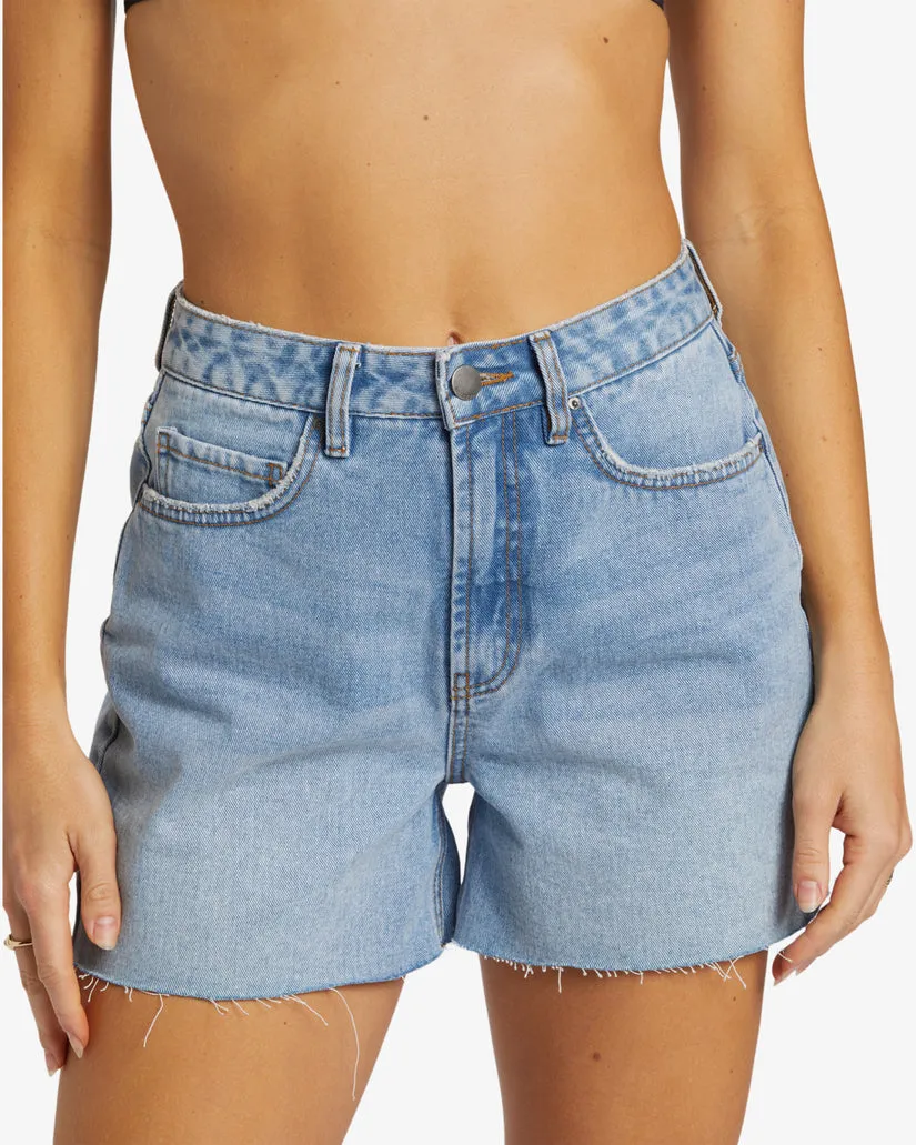Riley Cut-Off Denim Shorts