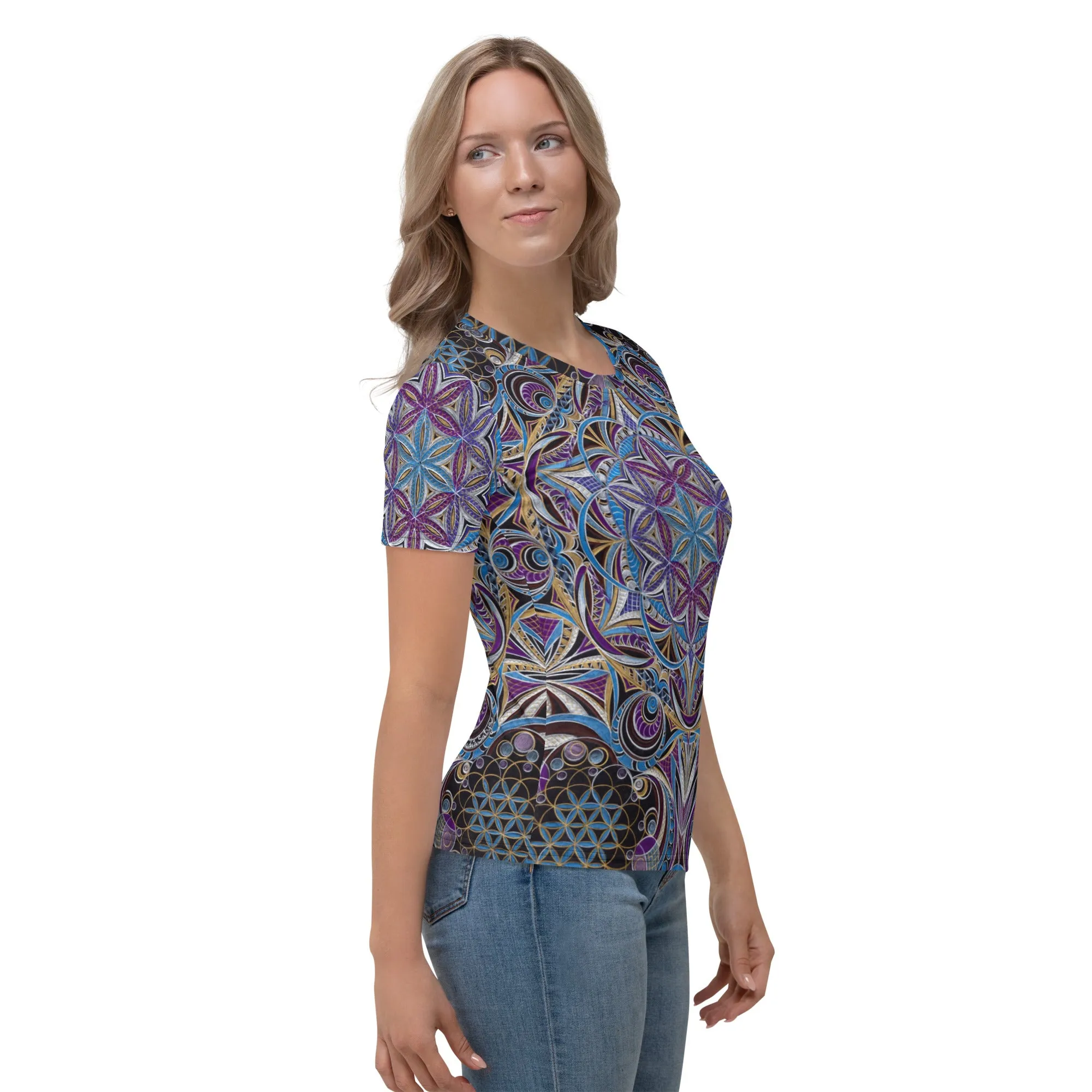 Sacred Geometry - Language of Universe - Women's T-shirt