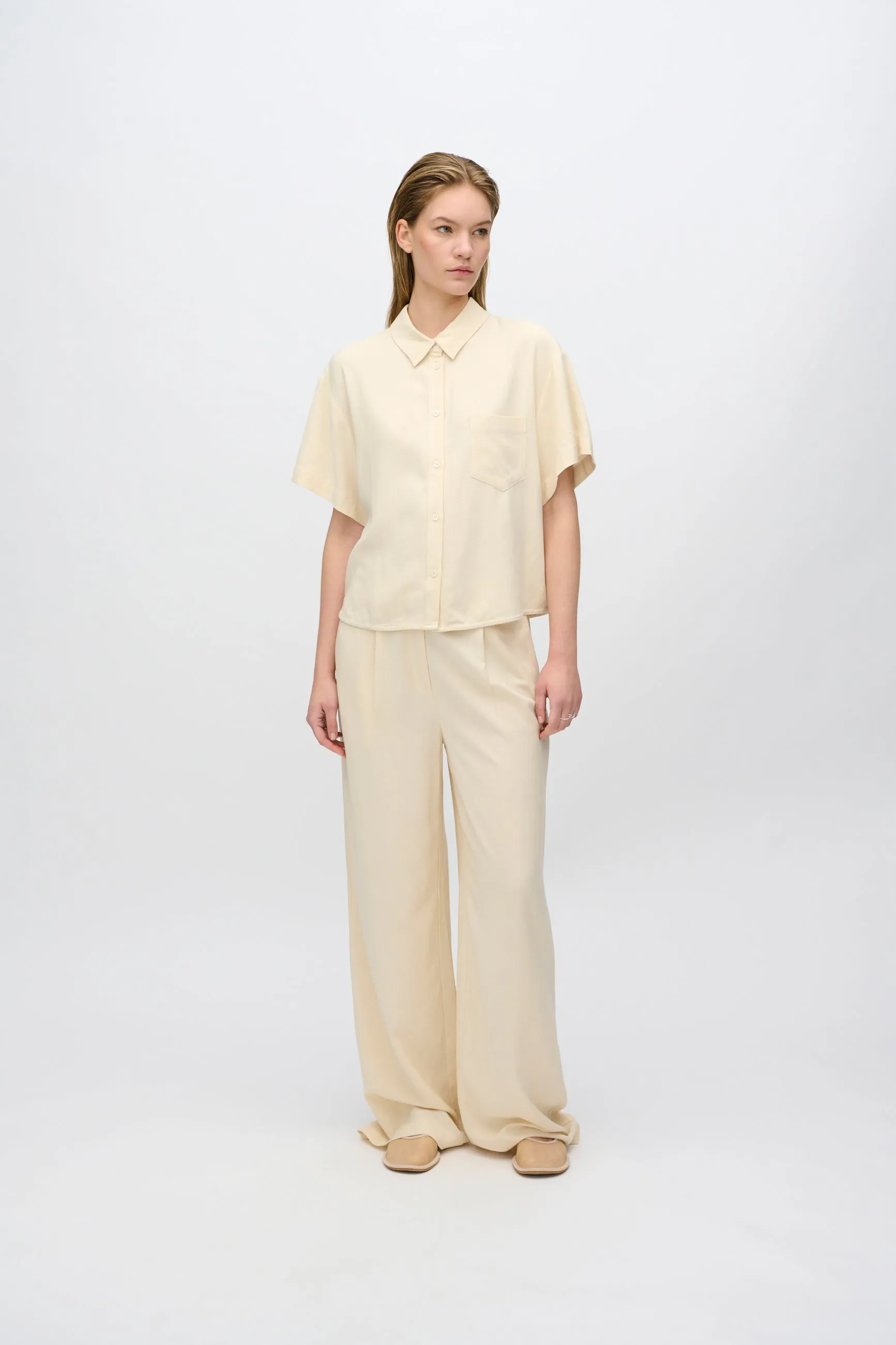 Sage short sleeved shirt 3069 - Summer Sand