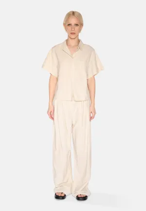 Sage short sleeved shirt 4191 - Brown Rice