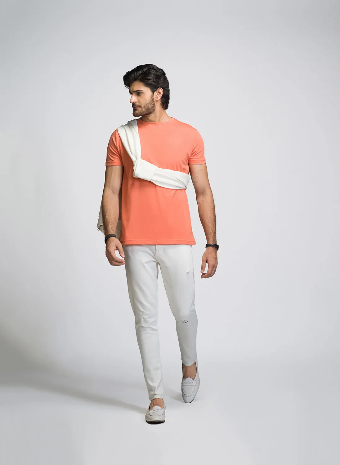 Salmon Crew Neck