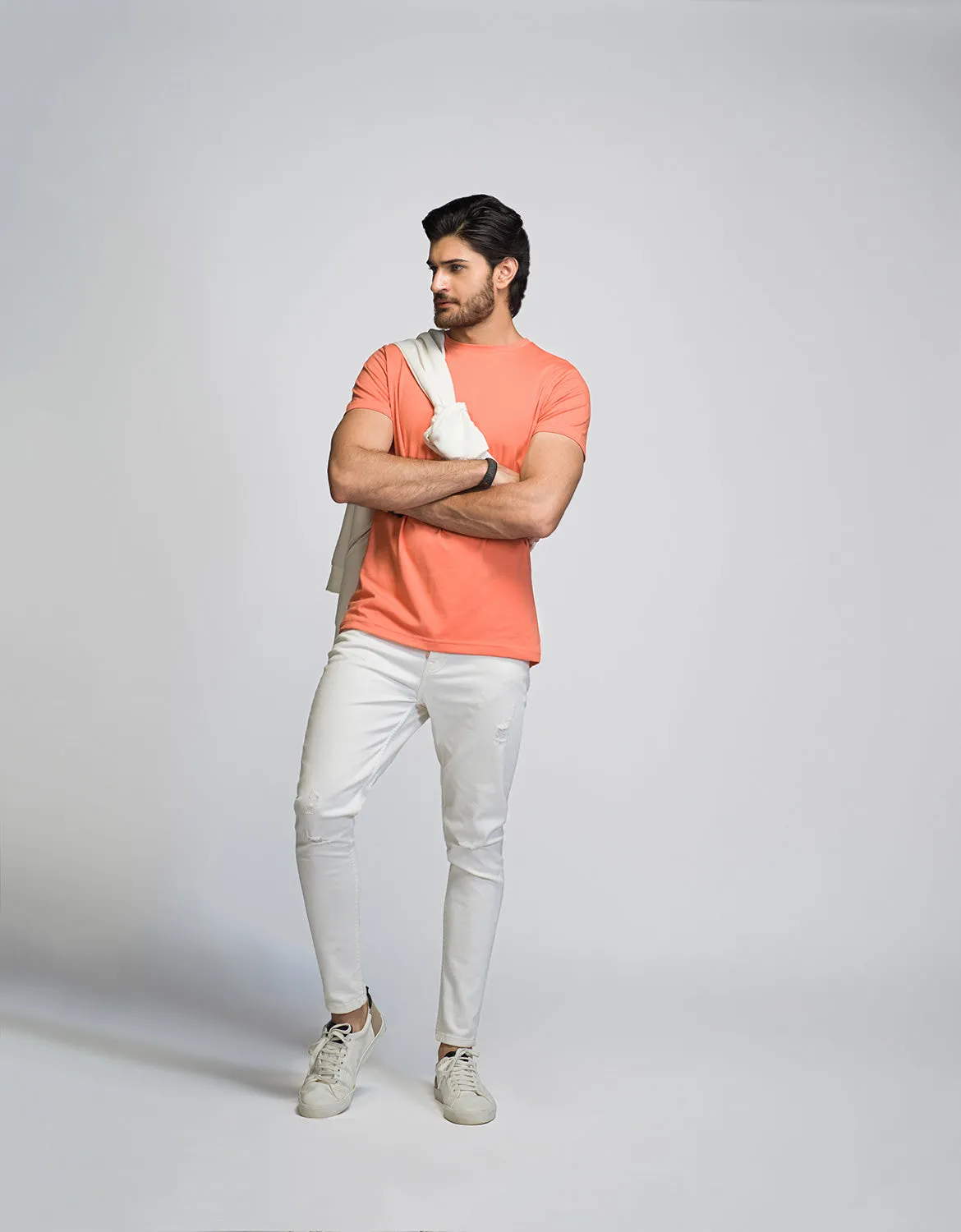 Salmon Crew Neck