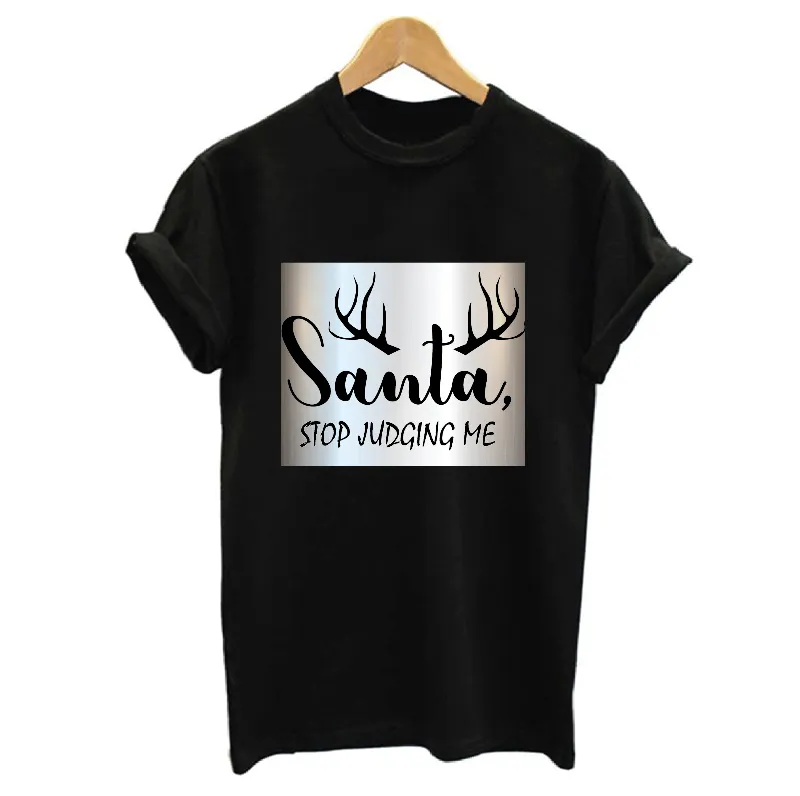 Santa Stop Judging Me T-shirt