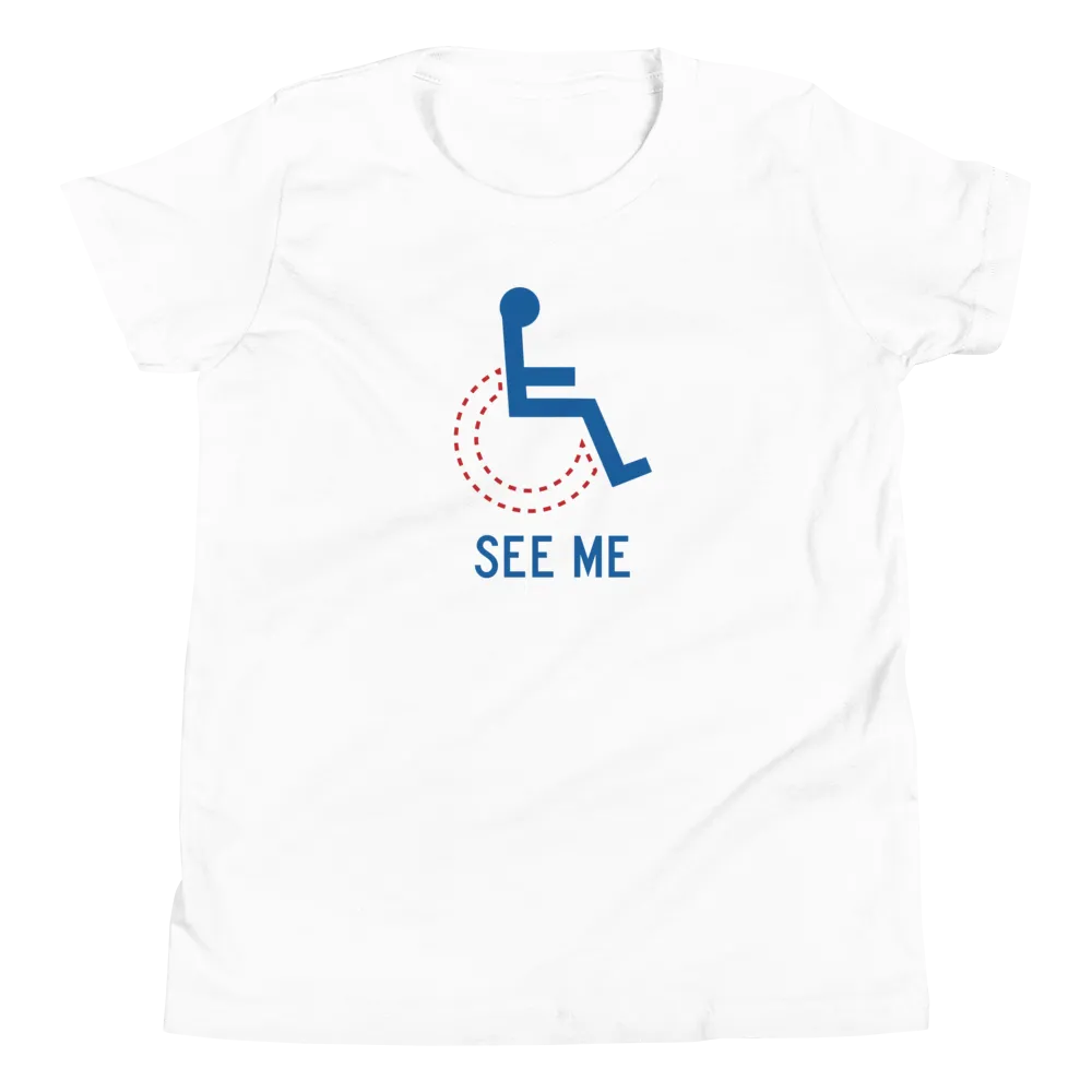 See Me (Not My Disability) Youth Light Color T-Shirts