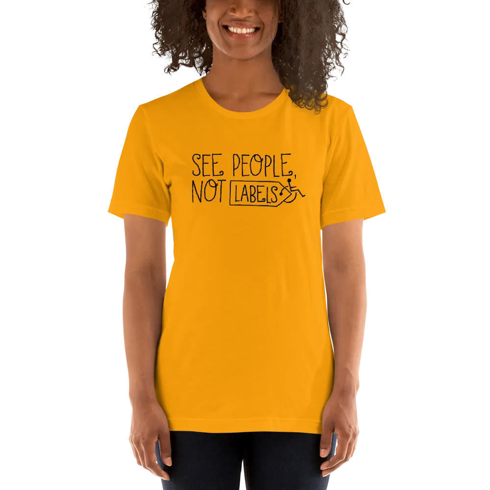 See People, Not Labels (Adult Unisex Light Color Shirts)
