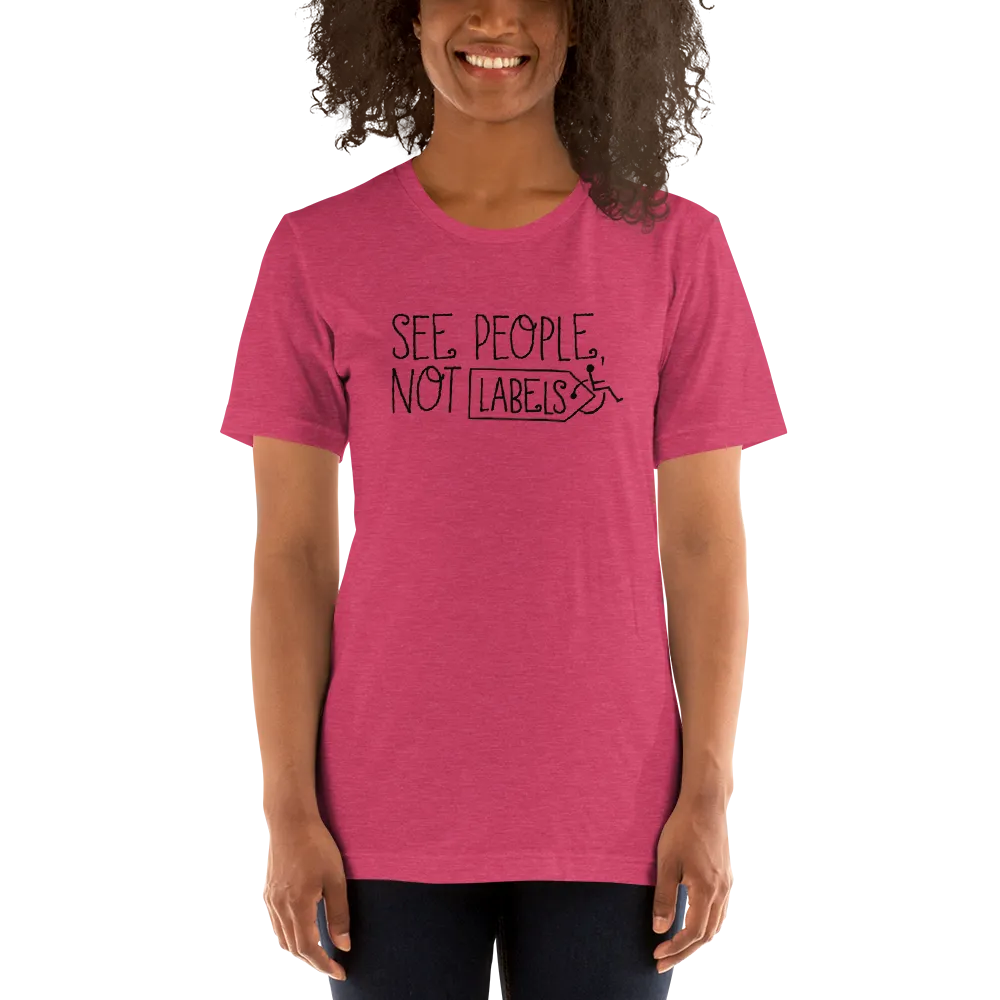 See People, Not Labels (Adult Unisex Light Color Shirts)